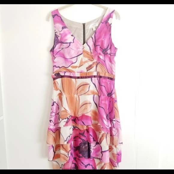 Anthropologie Moulinette Soeurs Floral Mini Dress Size 8 - Picture 2 of 9
